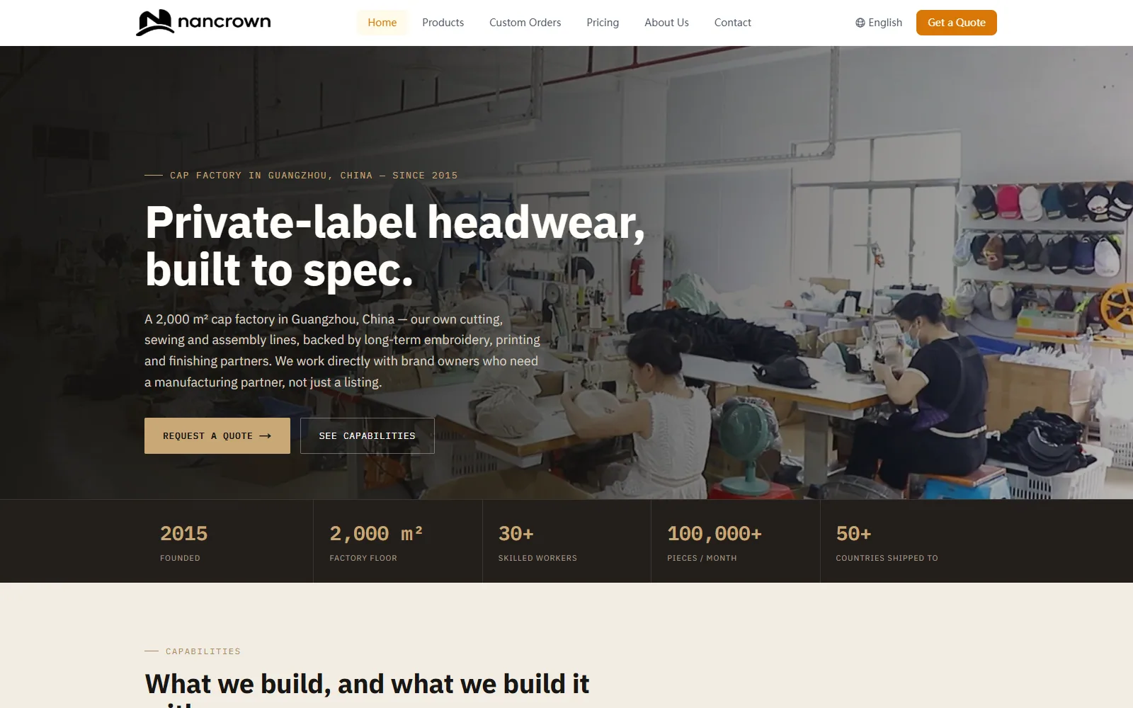 NanCrown English official website homepage