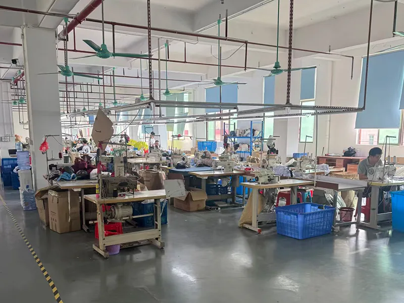 TCAP sewing workshop shown on the company’s official About Us page