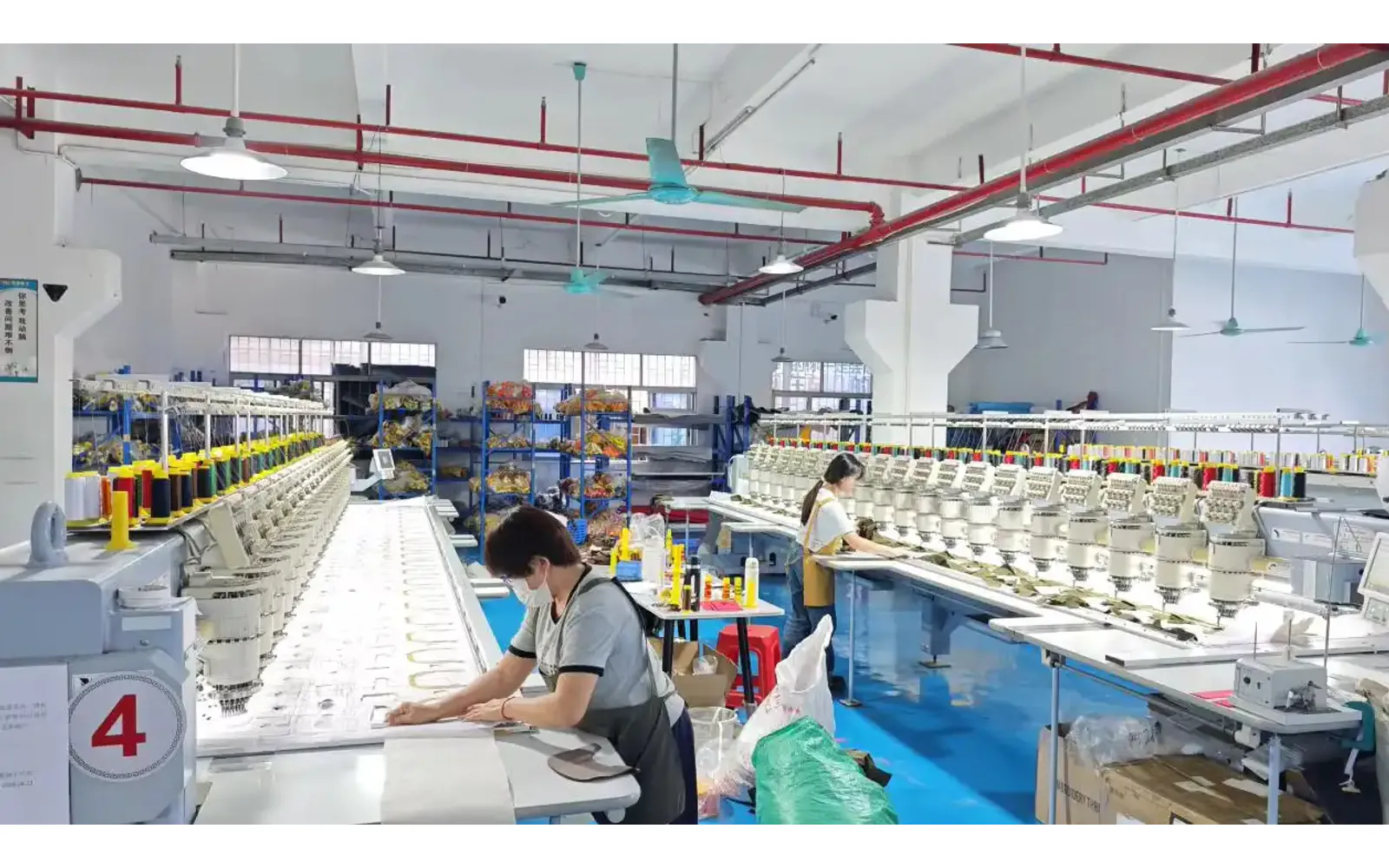 Embroidery production equipment published by Guangzhou OUYI Headwear