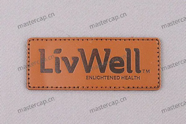 ML020 Digitally printed faux-leather patch (sew-on)