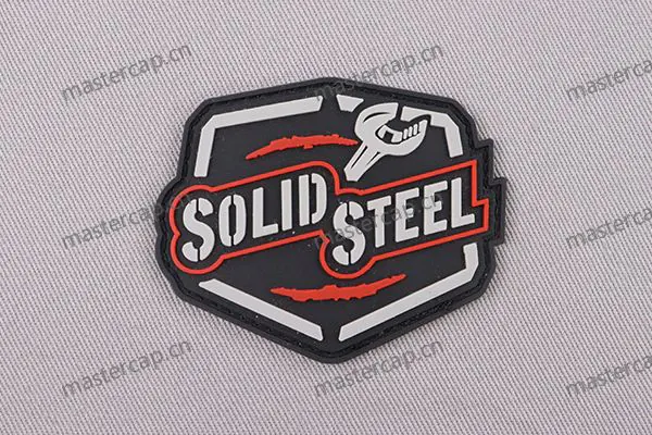 MR006 Injection-molded PVC patch (sew-on)