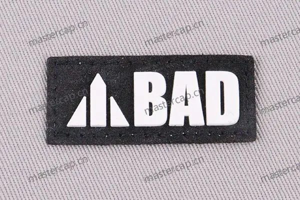 MHP002 Silicone-embossed microfiber suede label (sew-on)