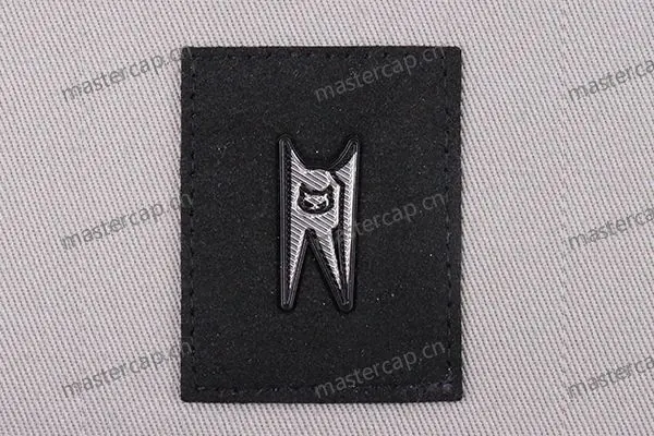 MHP003 TPU-embossed microfiber suede label (sew-on)