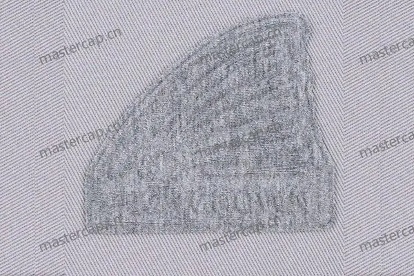 MHP006 Debossed fabric patch (heat-pressed)