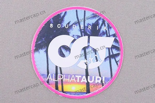 MHP016 Sublimated patch with embossed TPU appliqué (sew-on)
