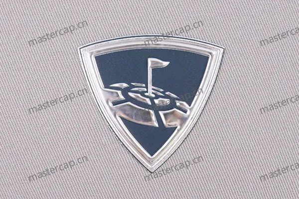MHP023 Metallic-silver printed TPU embossed heat-transfer patch