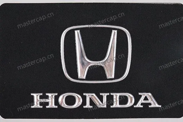 MHP034 Metallic-silver TPU embossed logo (high-frequency welded)