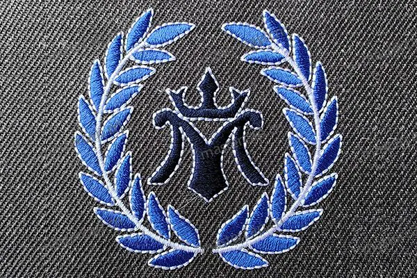 Embroidery for custom headwear