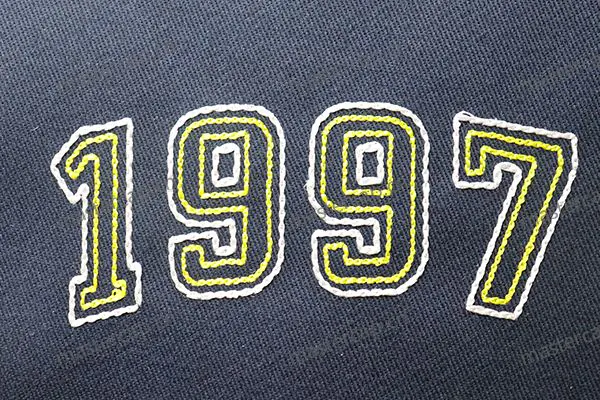 ME011 Chain-stitch embroidery