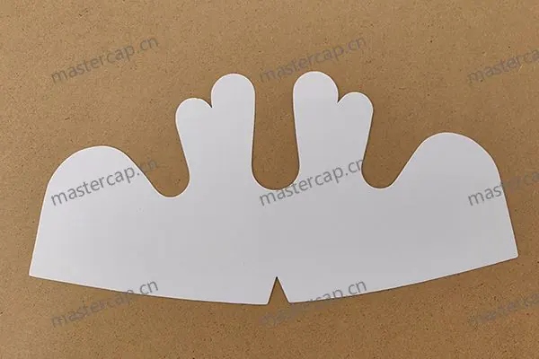 MIC003 350 gsm gray-backed duplex-board crown insert