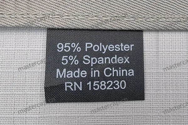 MLB014 Tear-away printed care label (hot-cut)