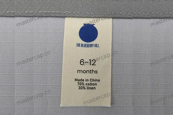 MLB018 Printed cotton-tape care label (cold-cut)
