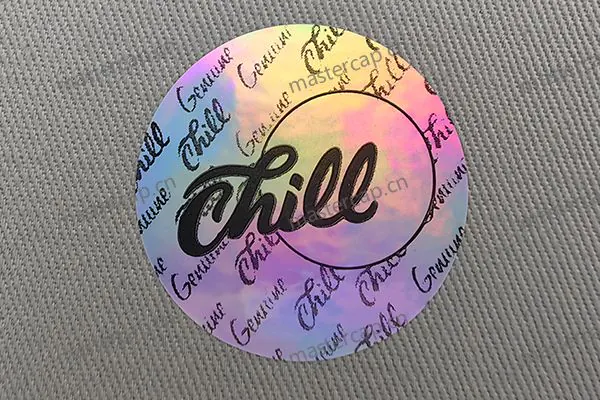 MSK002 Glossy holographic PET sticker (50 microns)