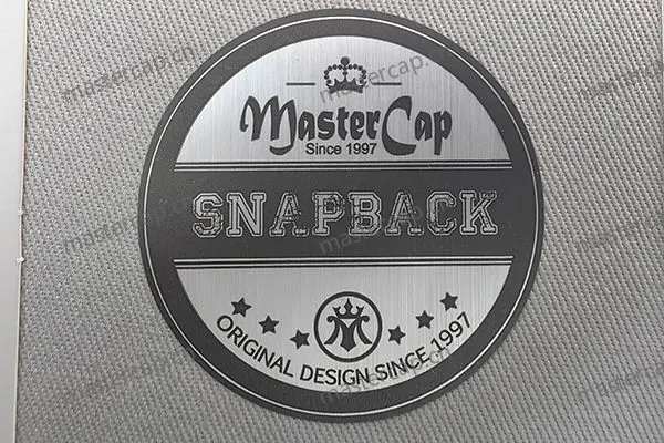 MSK015 Matte brushed-silver PET sticker (50 microns)