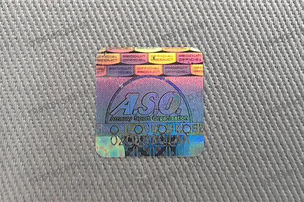 MSK019 3D holographic security sticker (50 microns)