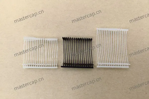 MTP001 Black/clear plastic tag pin (2.5 cm)