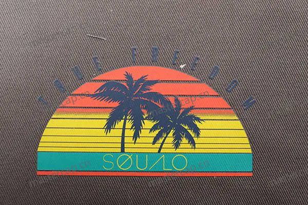 MP008 Multicolor rubber printing