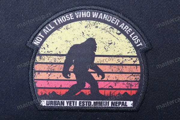 MP016 Sublimated patch with satin-stitch edging