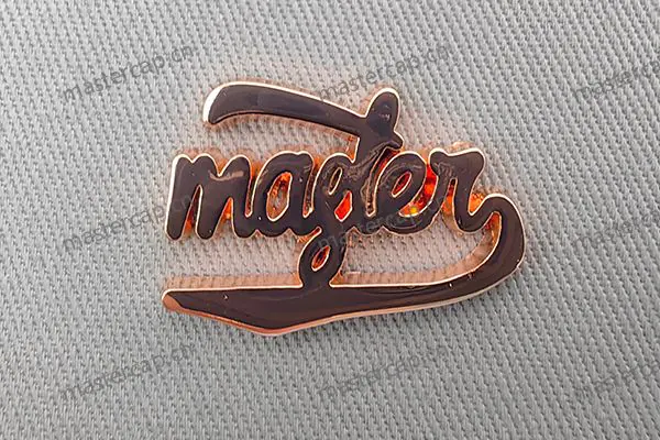 MB008 Rose-gold-plated metal patch