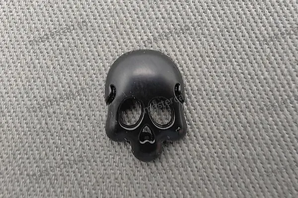 MB020 Matte black-painted metal patch