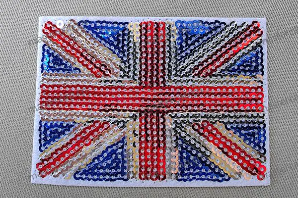 ME057 Sequin embroidery patch