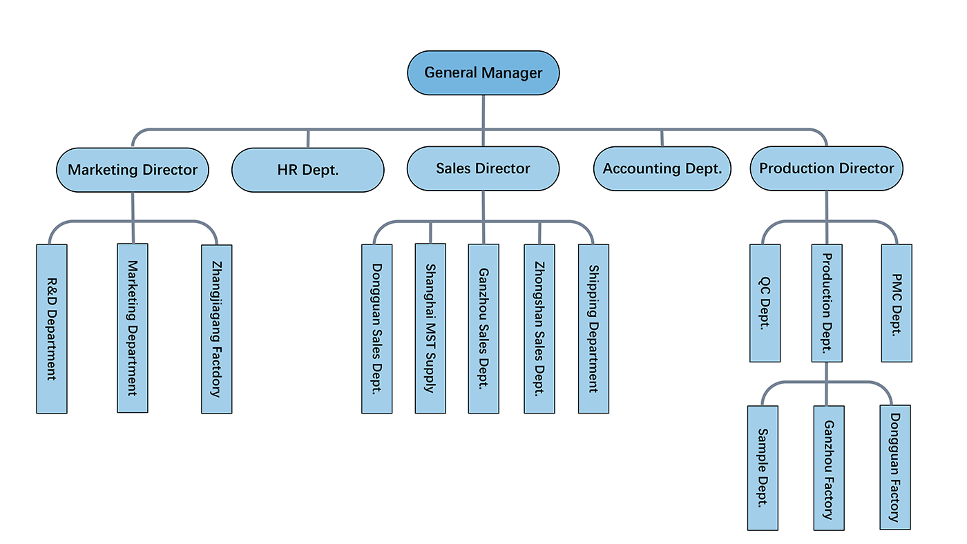 MasterCap company organization structure