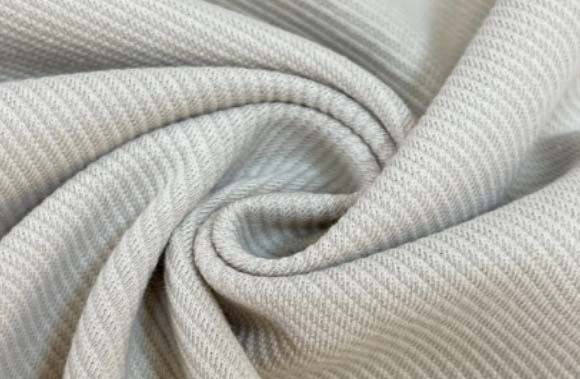 Close-up of cotton twill material used for custom headwear