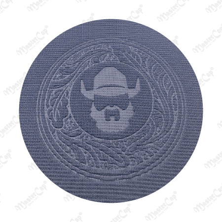 Fabric debossed decoration