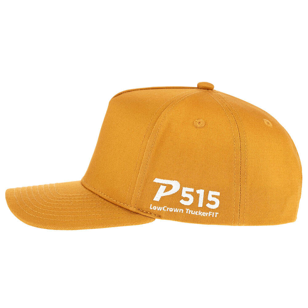 P515 square low-crown trucker side view