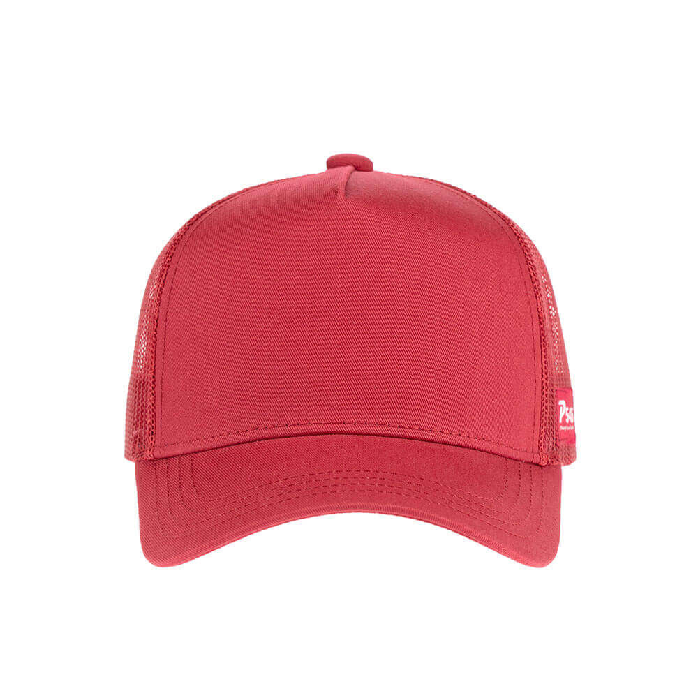 P545 Ultra-high Crown Trucker Fit cap product view 1