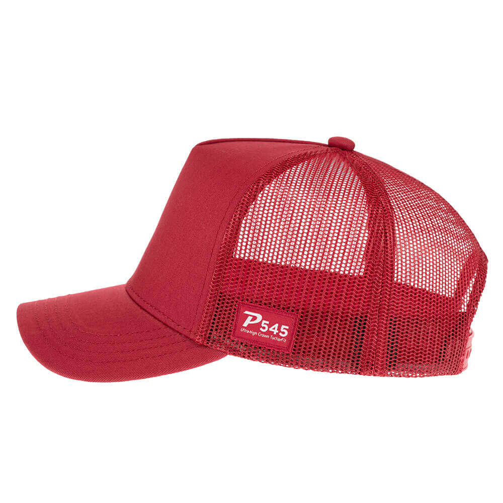 P545 ultra-high crown trucker side view