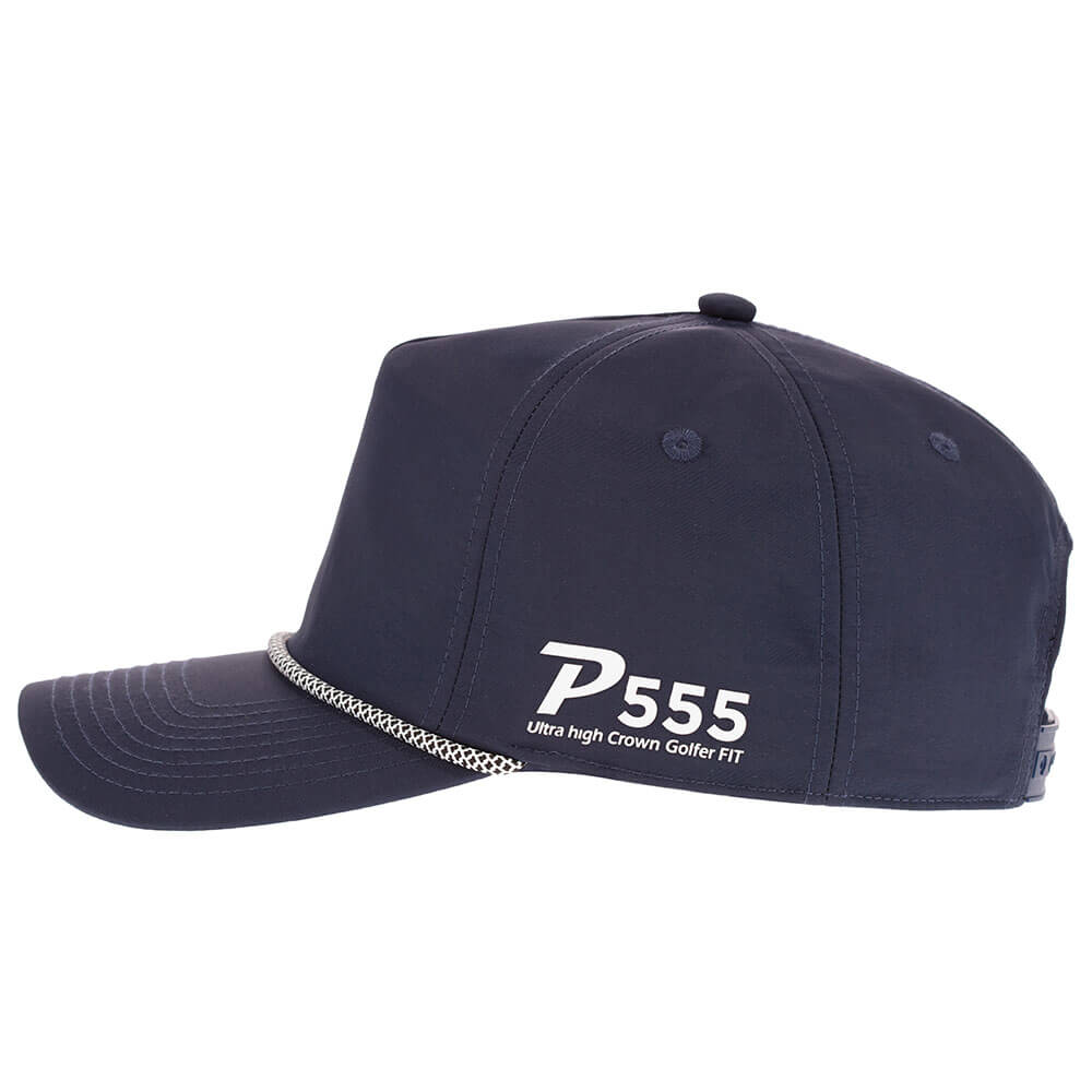 P555 ultra-high crown golfer side view