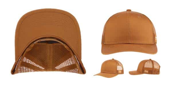 Square and slight curved visor