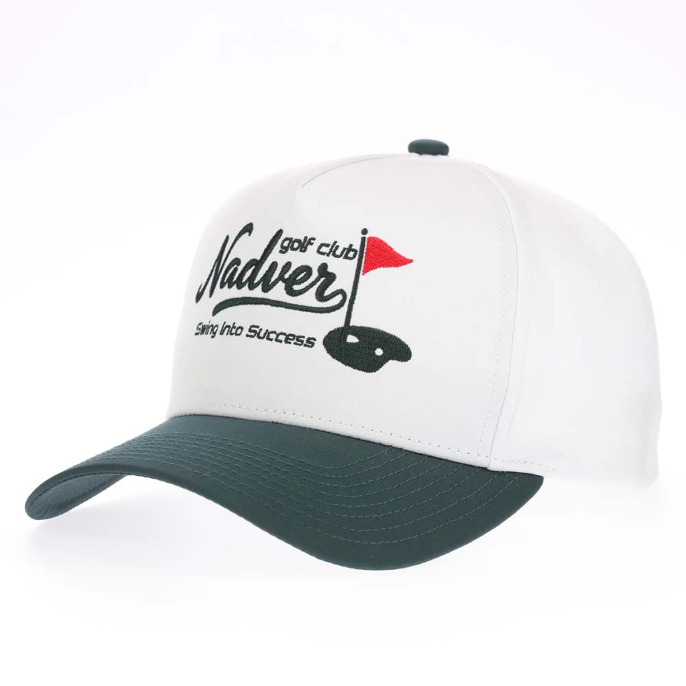 Custom two-tone stretch-fit golf cap DM50-0055