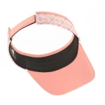 Open-top golf visor interior with black breathable sweatband
