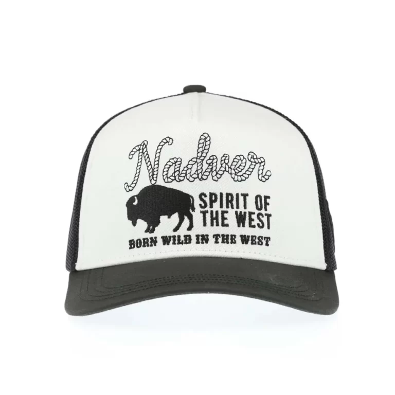 DM50-0115-5-panel-trucker-cap-buffalo-embroidery-front