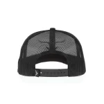 Black mesh back with adjustable snapback closure