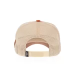 Khaki mesh back with adjustable snapback
