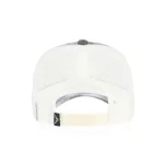 Ivory mesh back with adjustable snapback