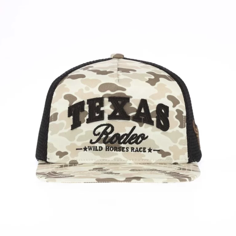 DM55-0032-p915-camo-flat-bill-trucker-cap-3d-embroidery-front
