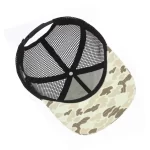 Custom P915 Camo Flat Bill Trucker Cap with Felt Applique