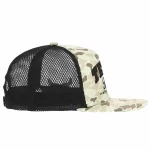 Custom P915 Camo Flat Bill Trucker Cap with Felt Applique