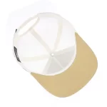 Interior view of custom western 5-panel rope trucker cap
