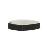 Custom running visor elastic rear strap detail