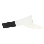 Custom running visor elastic side strap detail