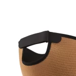 Rear closure detail on DM84-0001 one-piece molded performance cap