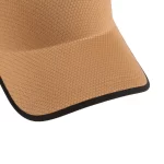 Curved visor detail on DM84-0001 one-piece molded performance cap