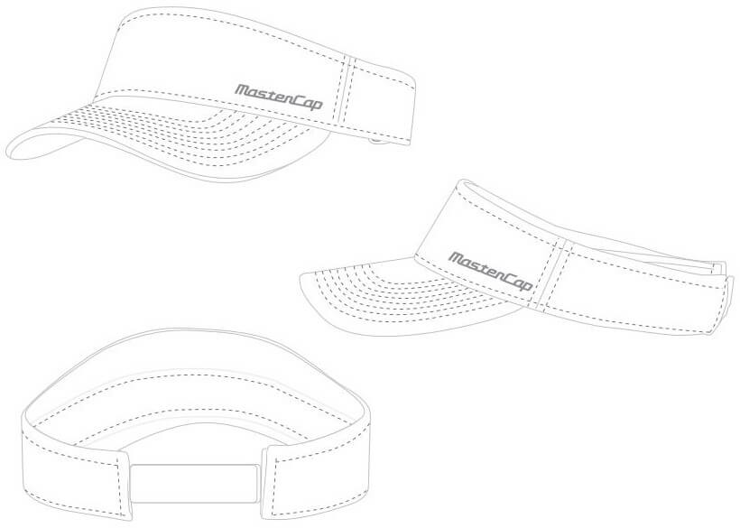 sun visor design template preview