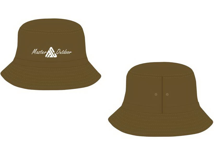 bucket hat design template preview
